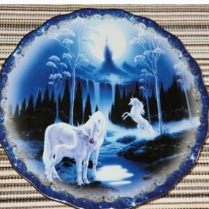 Mystic Beauty Unicorn Plate